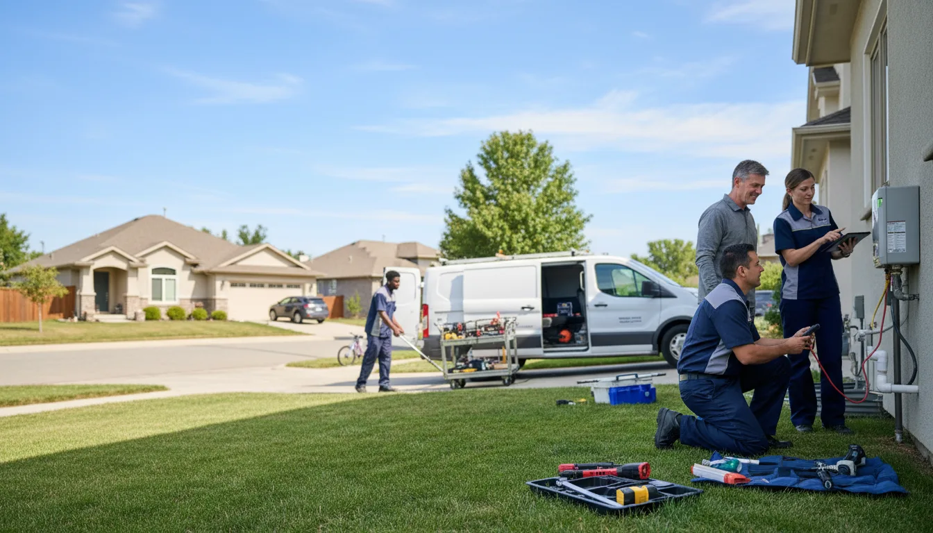 Tankless water heater service in Ridott, IL